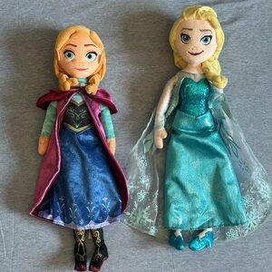 Frozen Sisters Plush Doll Set